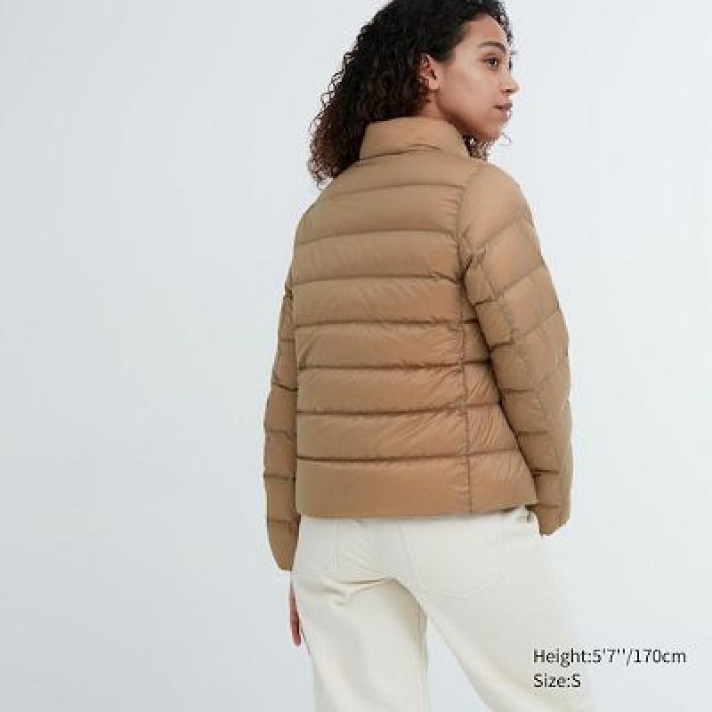 Chaquetas De Plumas Uniqlo Ultra Light Mujer Gris | 941538_PE