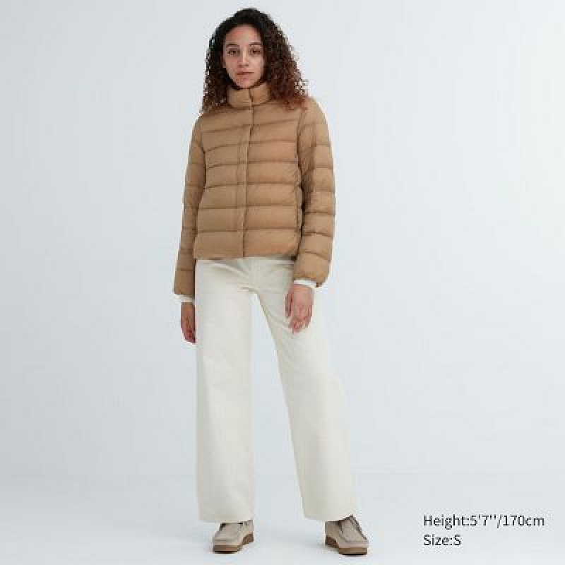 Chaquetas De Plumas Uniqlo Ultra Light Mujer Rosas | 74691_PE