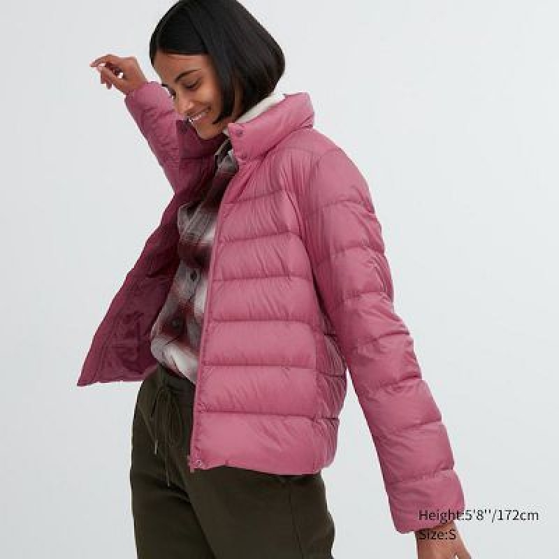 Chaquetas De Plumas Uniqlo Ultra Light Mujer Rosas | 74691_PE