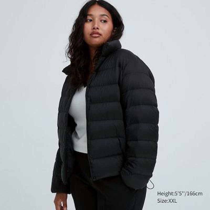 Chaquetas De Plumas Uniqlo Ultra Light Mujer Negras | 709815_PE