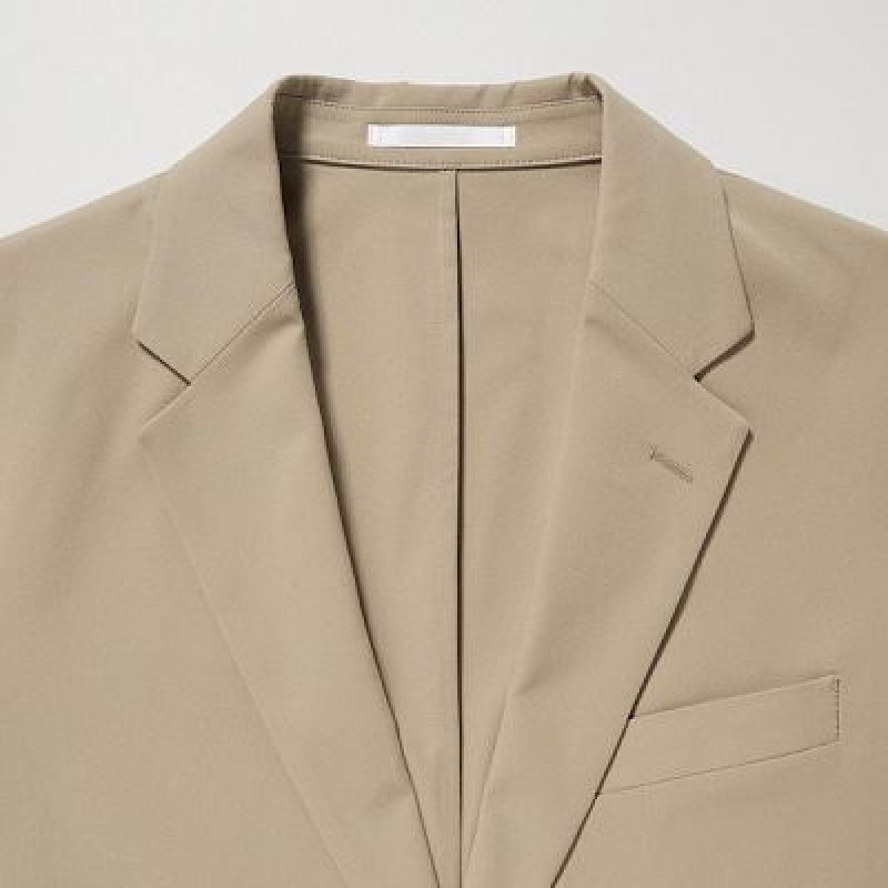 Chaquetas Uniqlo AirSense Hombre Beige | 416370_PE