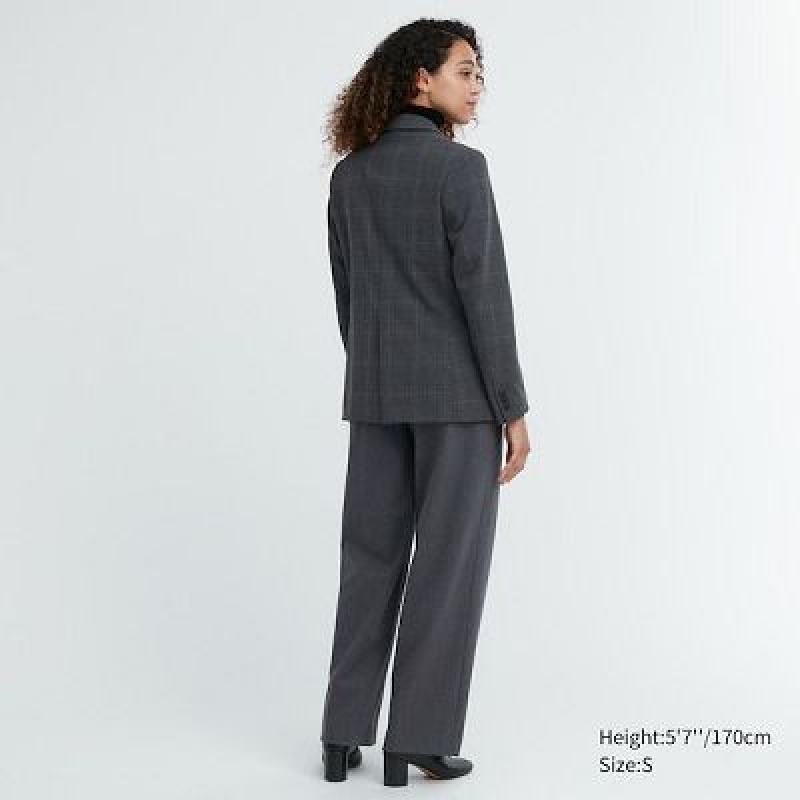 Chaquetas Uniqlo Tailored Mujer Gris | 295431_PE