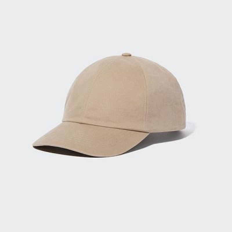 Gorras Uniqlo UV Protection Twill Hombre Beige | 490871_PE