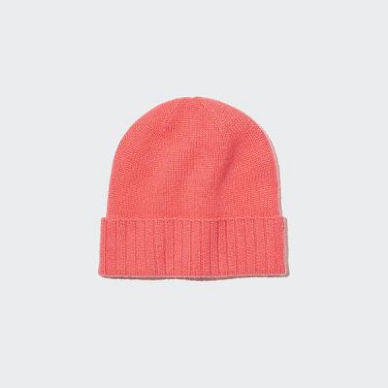 Gorros Uniqlo Cashmere De Punto Mujer Rosas | 685723_PE