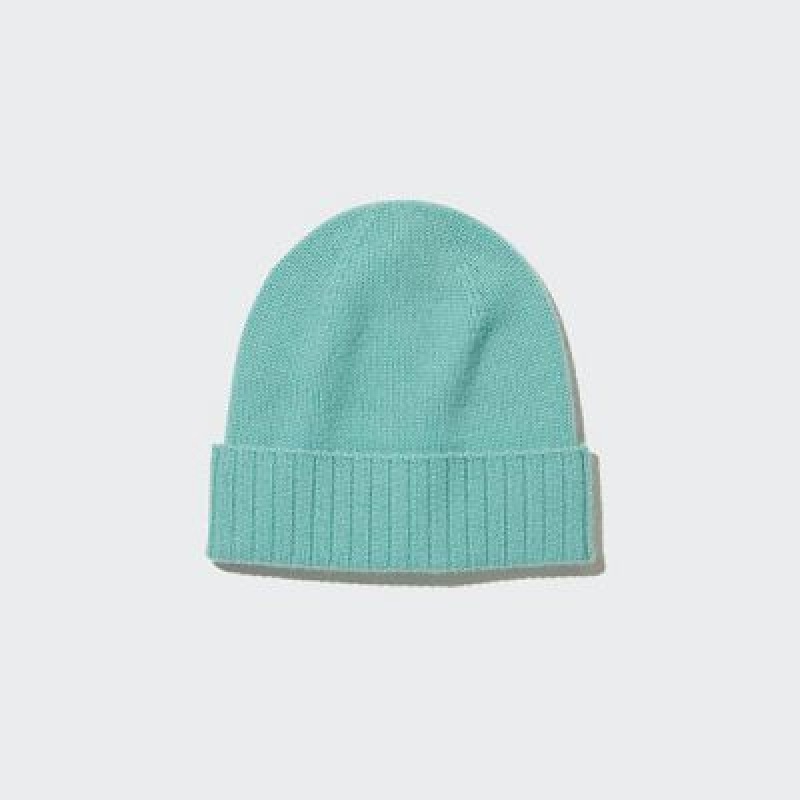 Gorros Uniqlo Cashmere De Punto Mujer Verde | 430982_PE