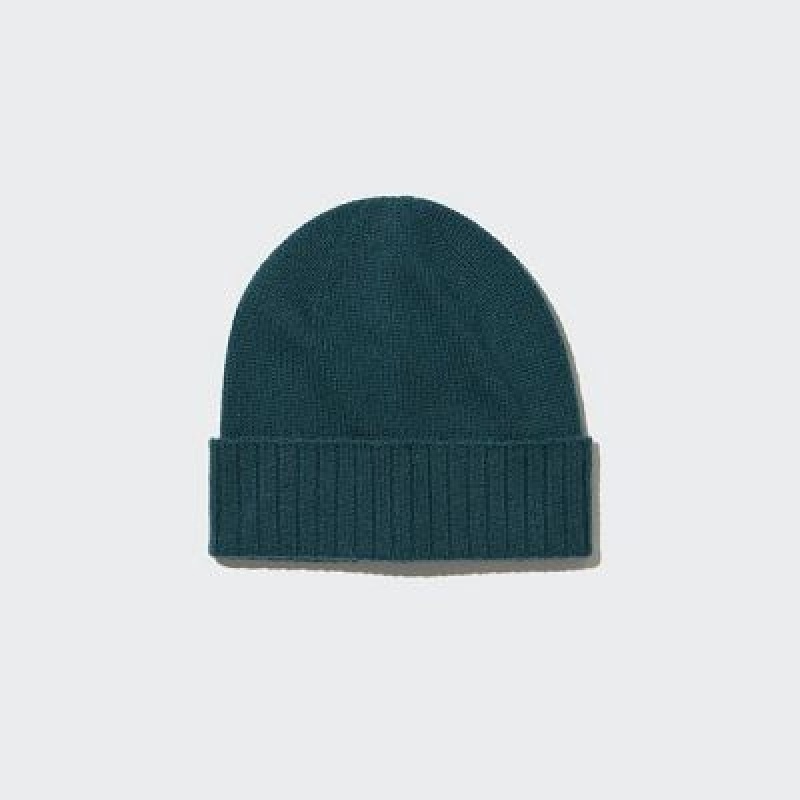 Gorros Uniqlo Cashmere De Punto Mujer Verde | 823496_PE