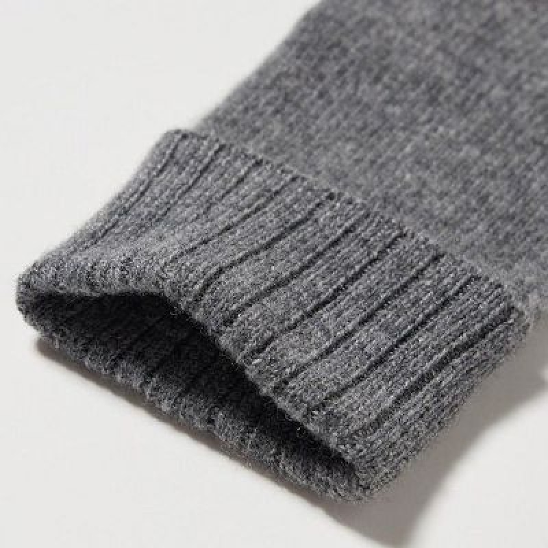 Guantes Uniqlo Cashmere De Punto Mujer Gris | 286493_PE