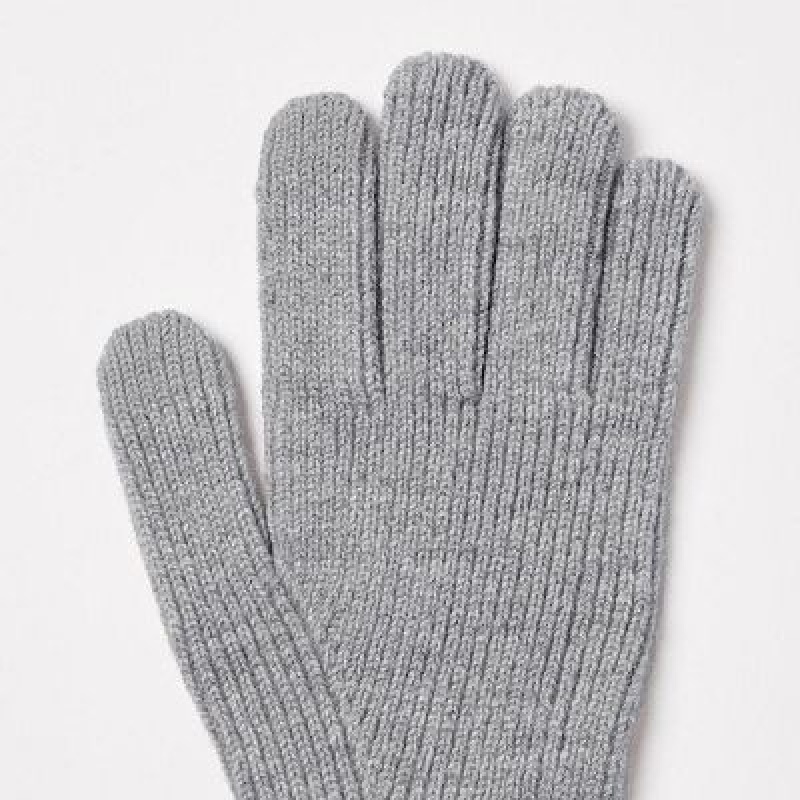 Guantes Uniqlo HEATTECH De Punto Hombre Gris | 462718_PE