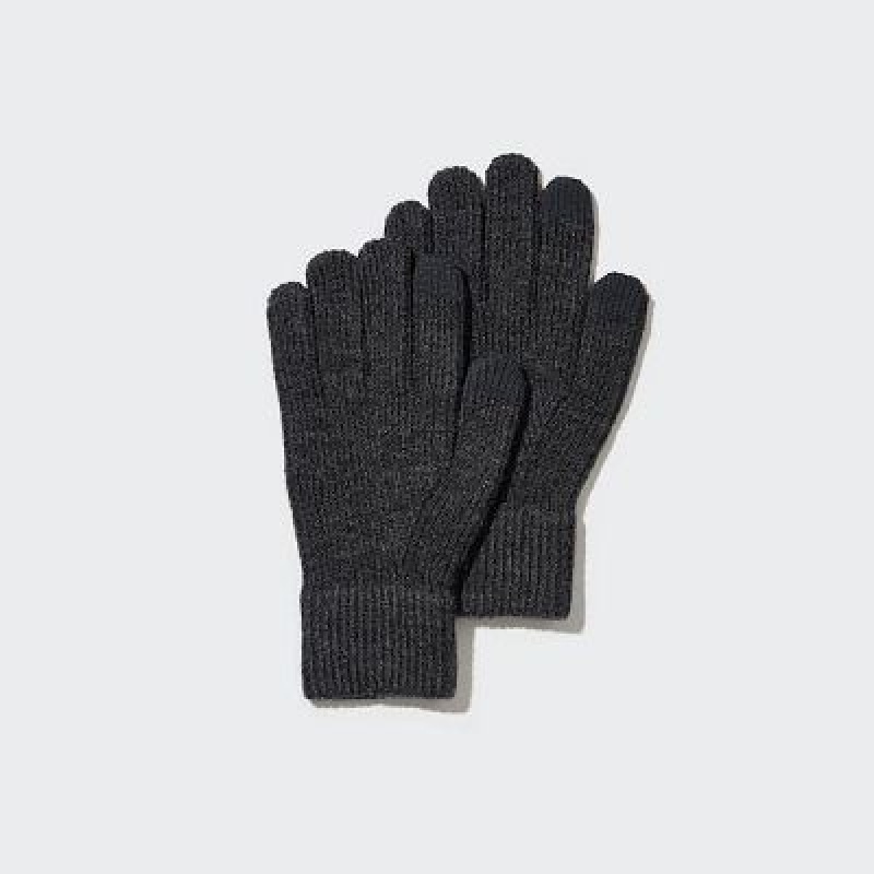 Guantes Uniqlo HEATTECH De Punto Hombre Gris | 834219_PE