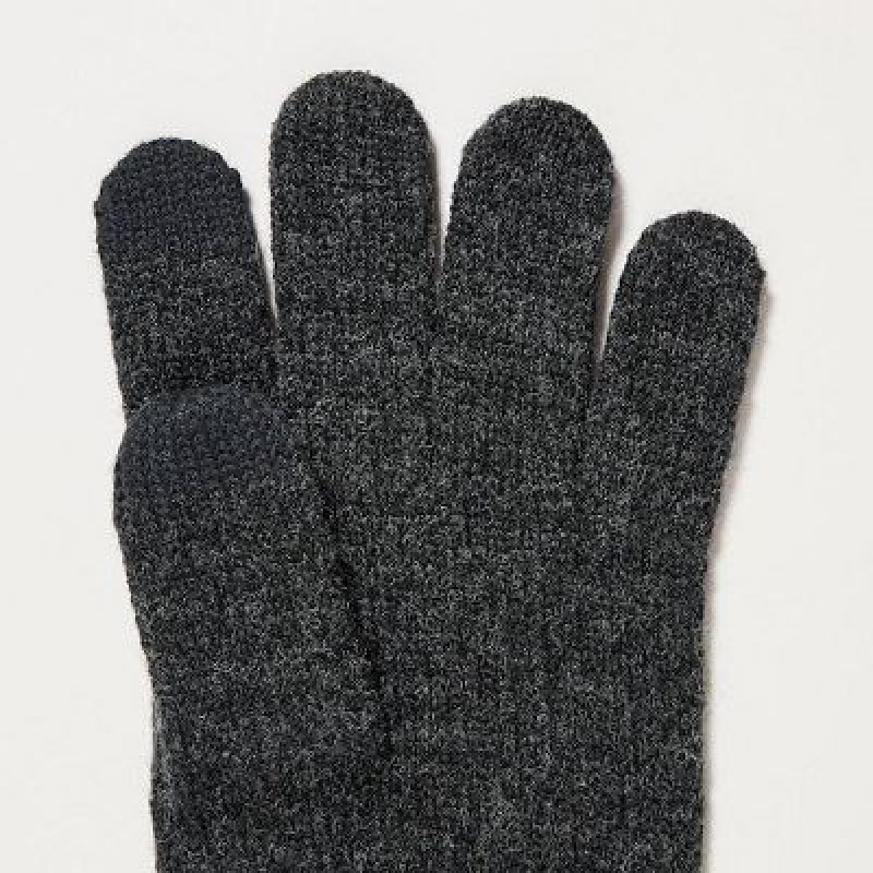 Guantes Uniqlo HEATTECH Hombre Azul Marino | 341058_PE