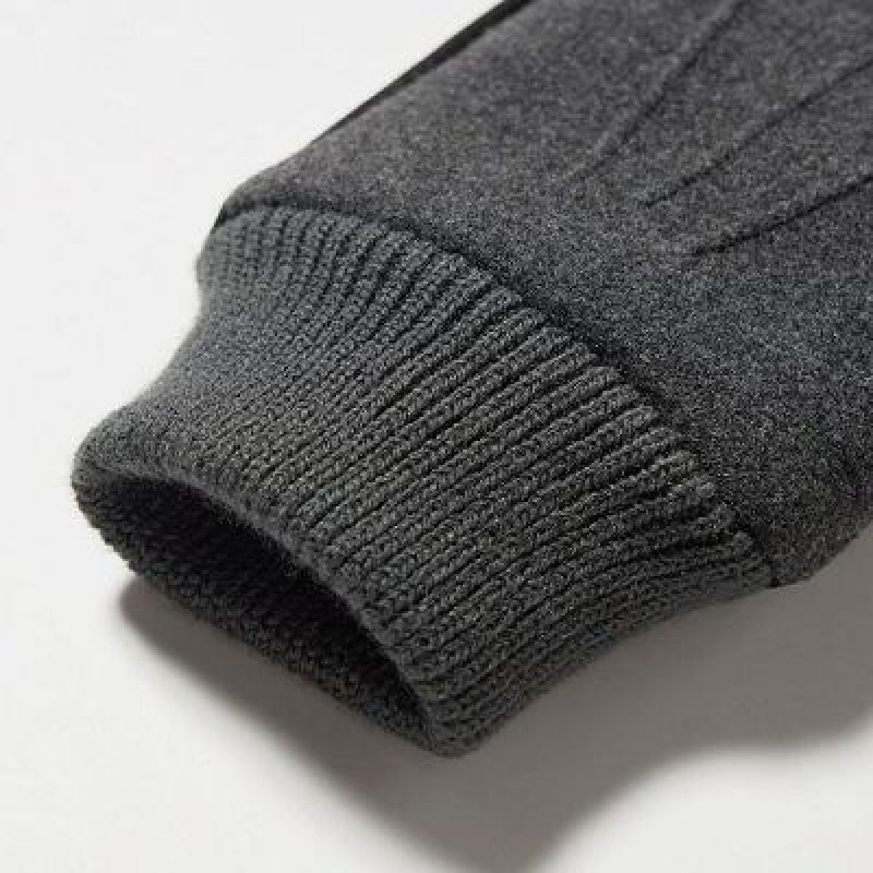 Guantes Uniqlo HEATTECH Lined Faux Lana Mujer Gris | 390467_PE