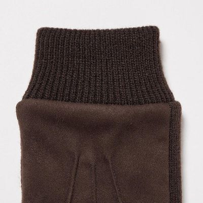 Guantes Uniqlo HEATTECH Lined Mujer Negras | 682075_PE