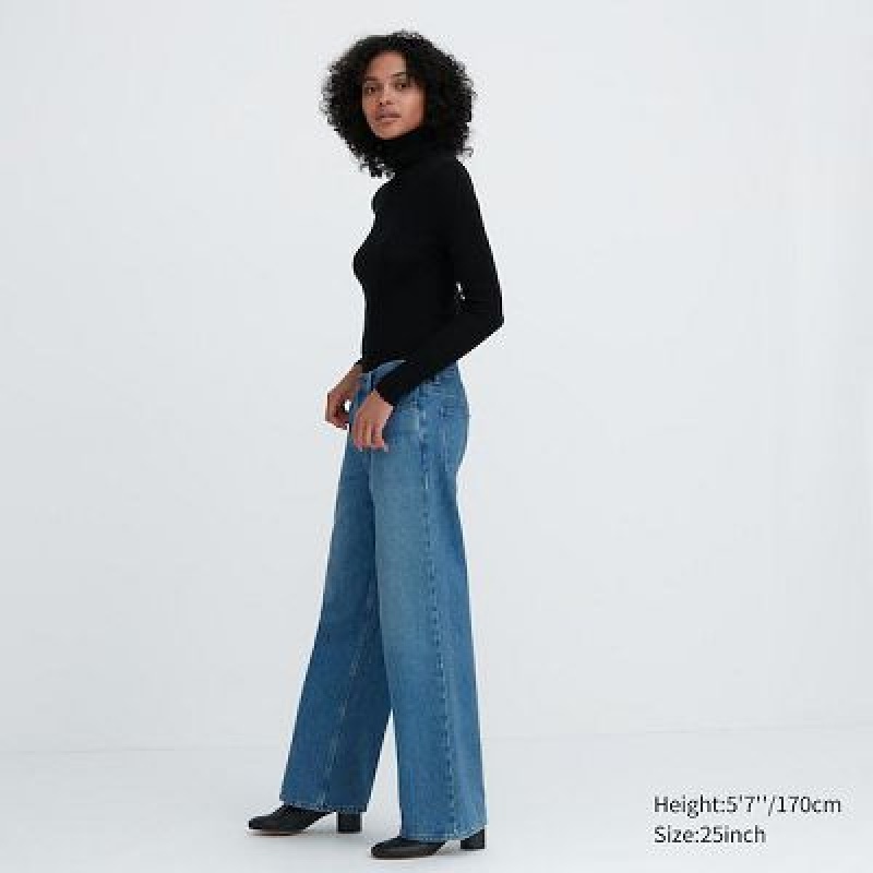 Jeans Uniqlo Baggy Mujer Natural | 374501_PE