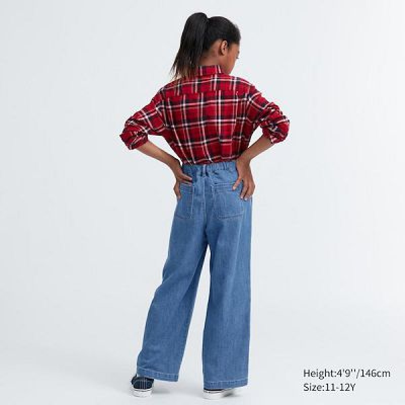 Jeans Uniqlo Baggy Niños Azules | 351264_PE