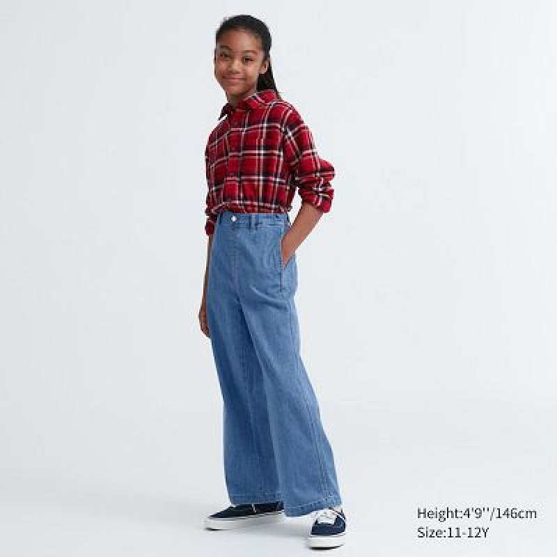 Jeans Uniqlo Baggy Niños Azules | 968413_PE