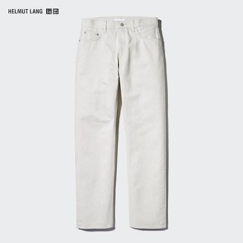 Jeans Uniqlo Classic Cut Hombre Blancas | 213059_PE