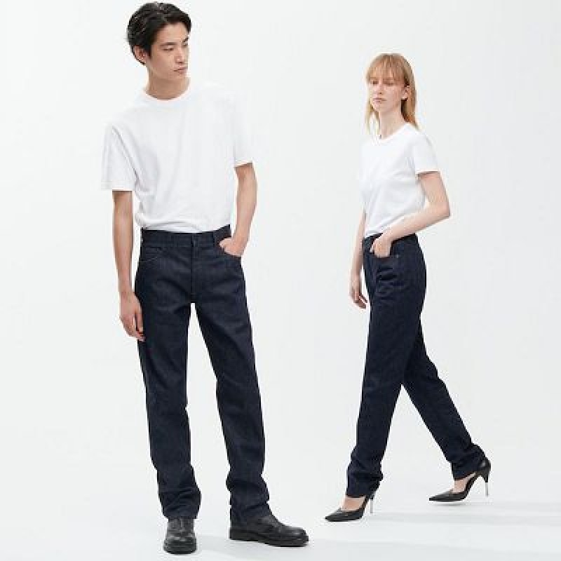 Jeans Uniqlo Classic Cut Hombre Blancas | 624938_PE