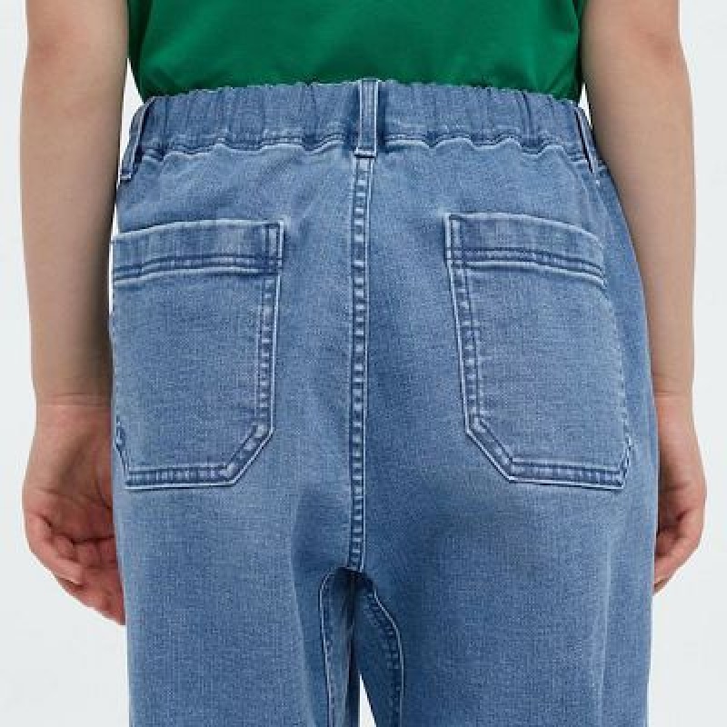 Jeans Uniqlo Denim Tapered Niños Azules | 675341_PE