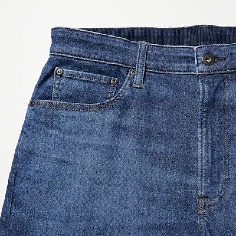 Jeans Uniqlo EZY Ultra Stretch Mujer Azules | 609728_PE