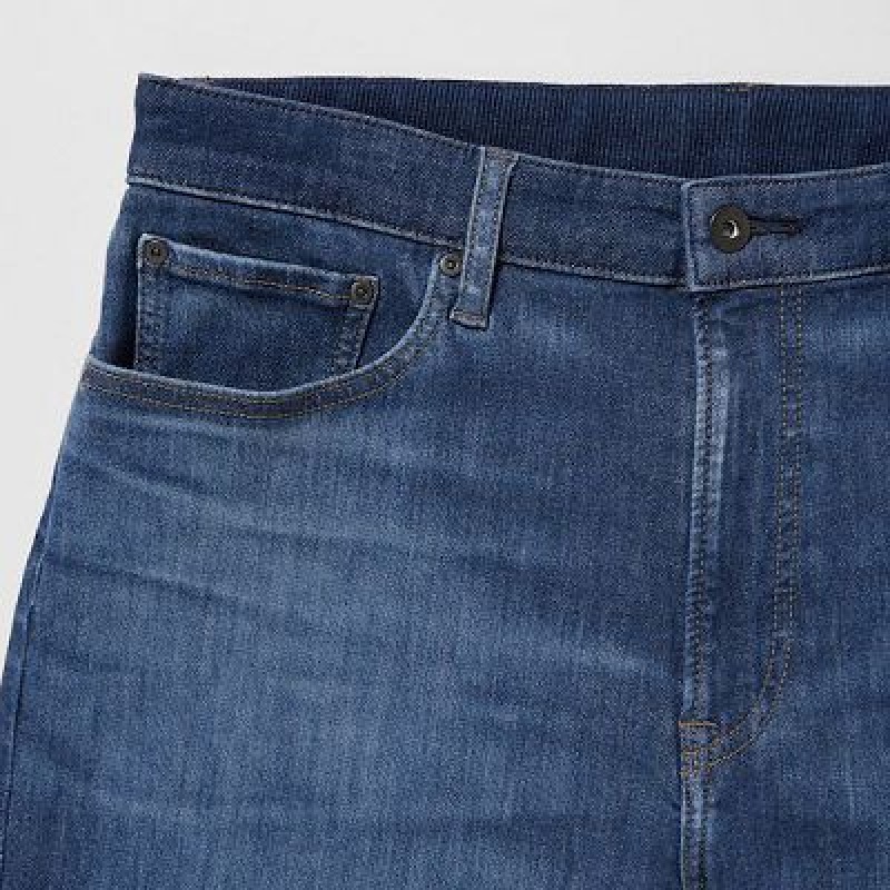 Jeans Uniqlo EZY Ultra Stretch Mujer Azules | 205381_PE