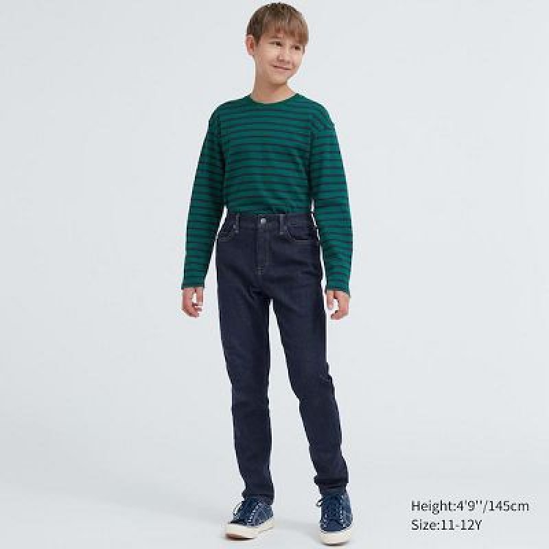 Jeans Uniqlo Ultra Stretch Soft Niños Azules | 430627_PE