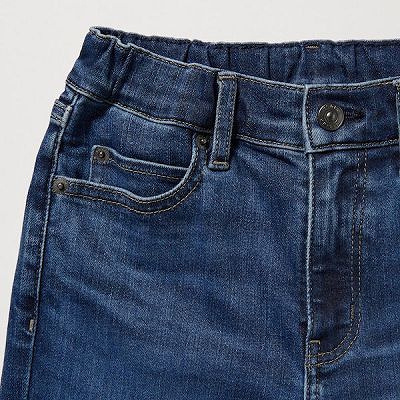 Jeans Uniqlo Ultra Stretch Soft Niños Azules | 160782_PE