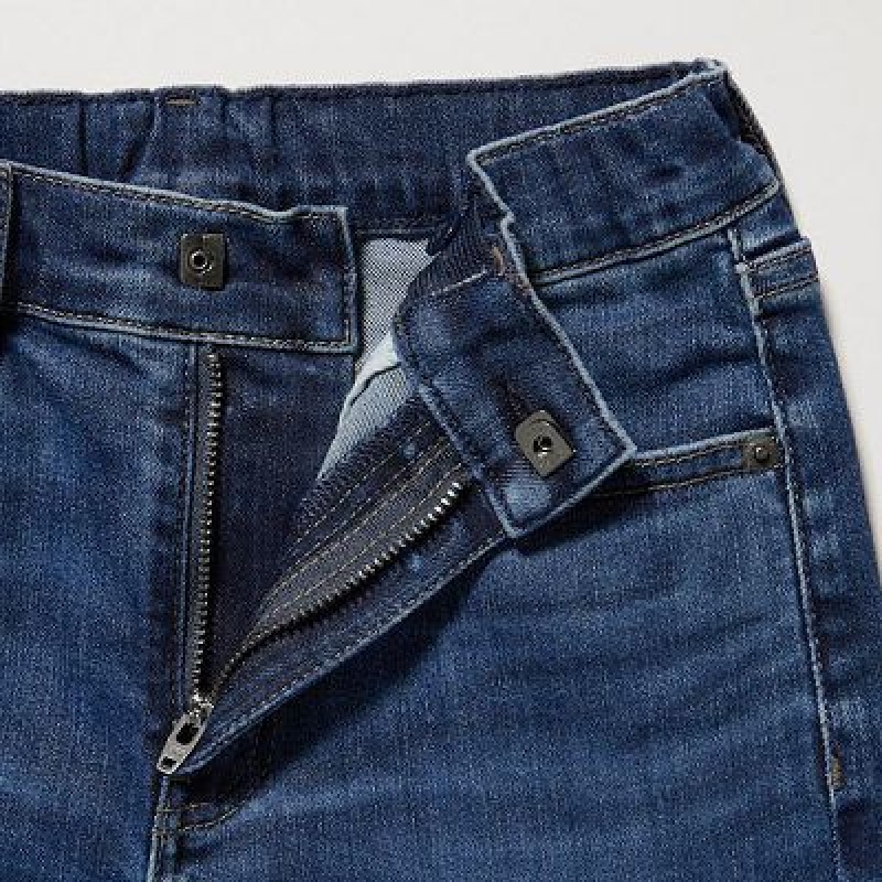 Jeans Uniqlo Ultra Stretch Soft Niños Azules | 160782_PE