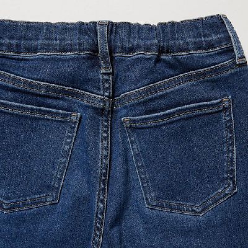 Jeans Uniqlo Ultra Stretch Soft Niños Azules | 160782_PE