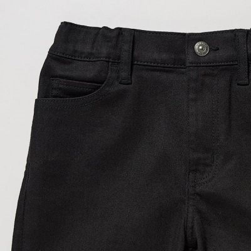 Jeans Uniqlo Ultra Stretch Soft Niños Negras | 326801_PE