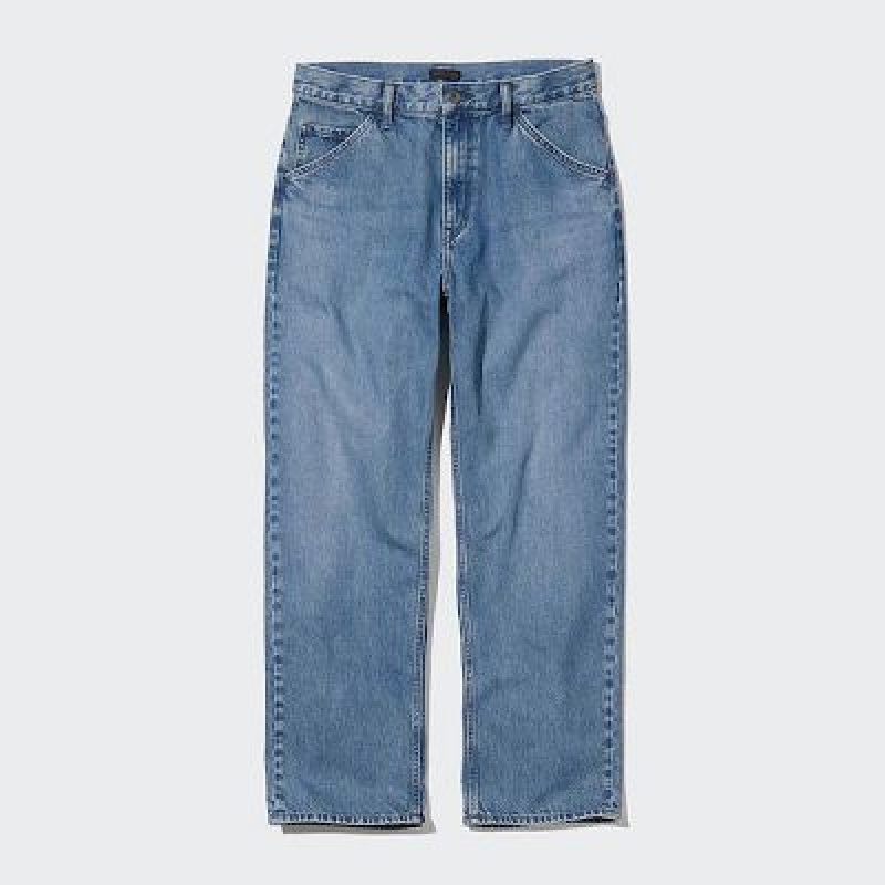 Jeans Uniqlo Wide-Fit Hombre Azules | 726103_PE