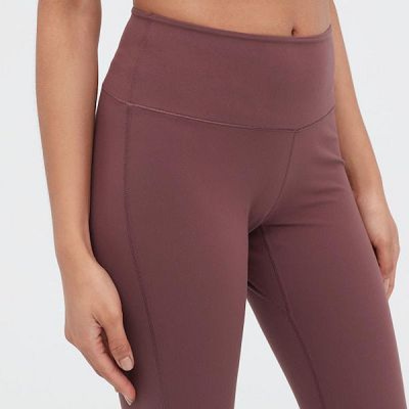 Leggins Uniqlo AIRism Soft Flare Mujer Negras | 923468_PE