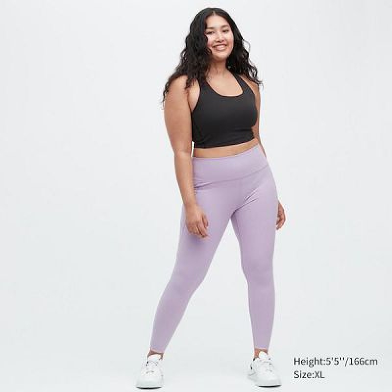 Leggins Uniqlo AIRism UV Protection Pocketed Soft Mujer Marrones | 102679_PE