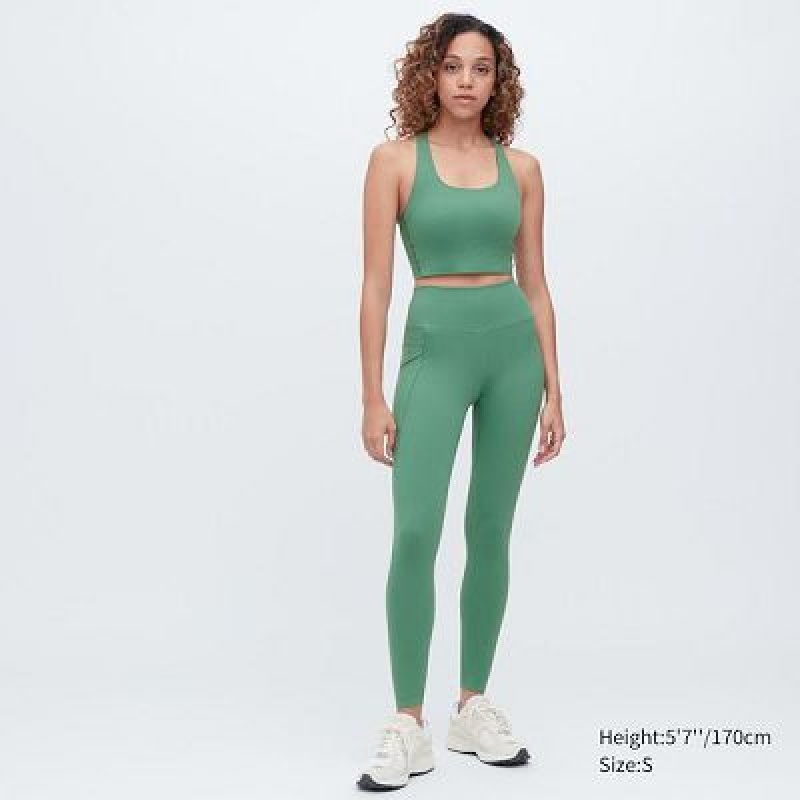 Leggins Uniqlo AIRism UV Protection Pocketed Soft Mujer Marrones | 102679_PE