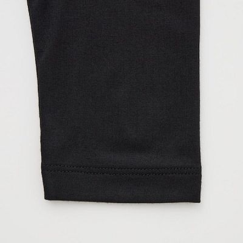 Leggins Uniqlo HEATTECH Niños Negras | 67438_PE