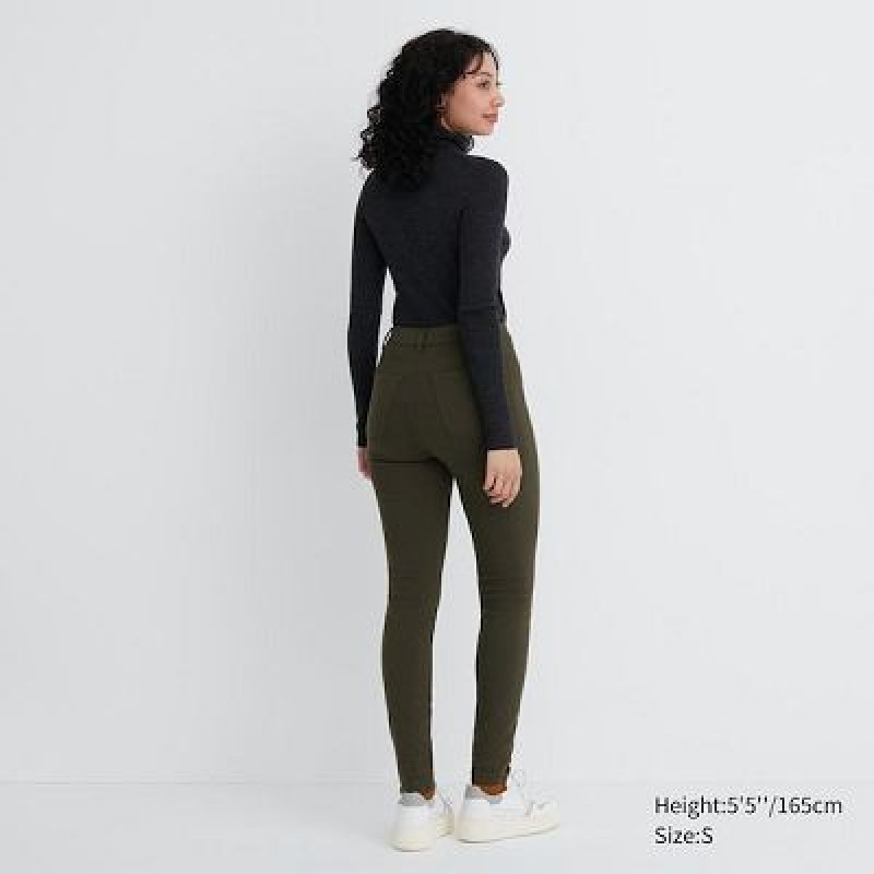 Leggins Uniqlo HEATTECH Ultra Stretch High-Rise Mujer Blancas | 197802_PE