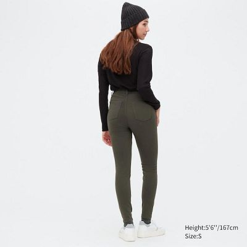 Leggins Uniqlo HEATTECH Ultra Stretch High-Rise Mujer Negras | 743861_PE