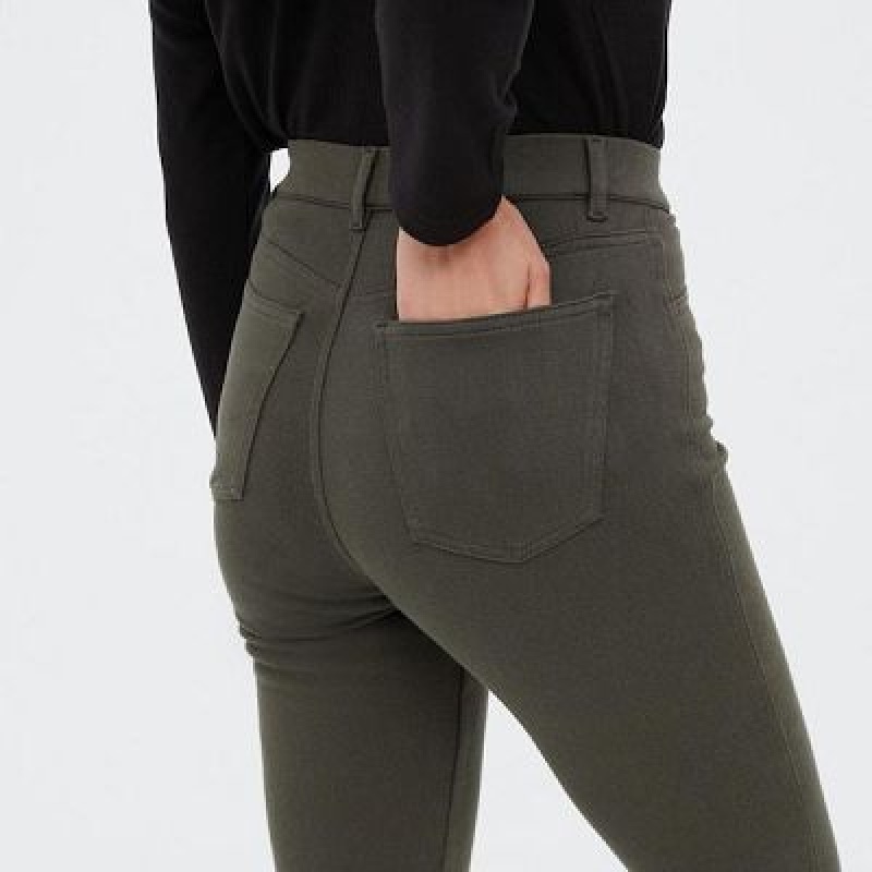 Leggins Uniqlo HEATTECH Ultra Stretch High-Rise Mujer Negras | 743861_PE