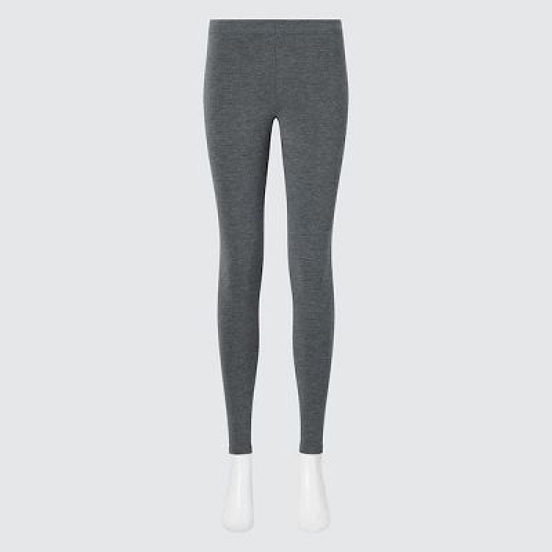 Leggins Uniqlo HEATTECH Ultra Warm Mujer Gris | 870493_PE