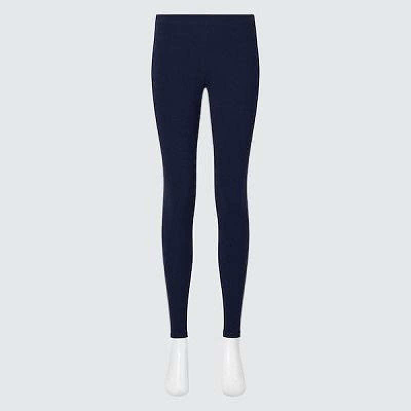 Leggins Uniqlo HEATTECH Ultra Warm Mujer Azul Marino | 389620_PE