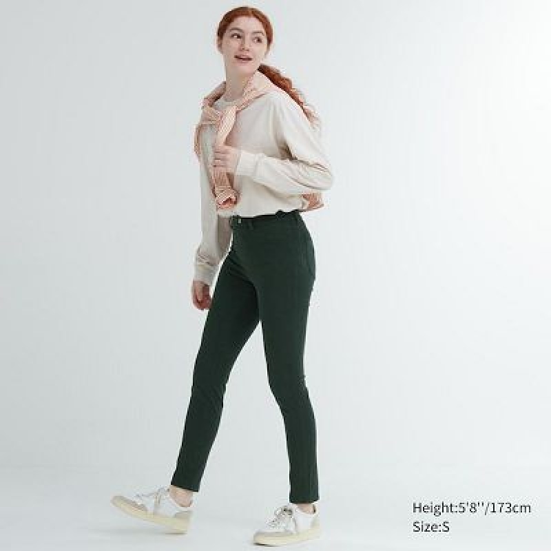 Leggins Uniqlo Ultra Stretch Mujer Beige | 284607_PE