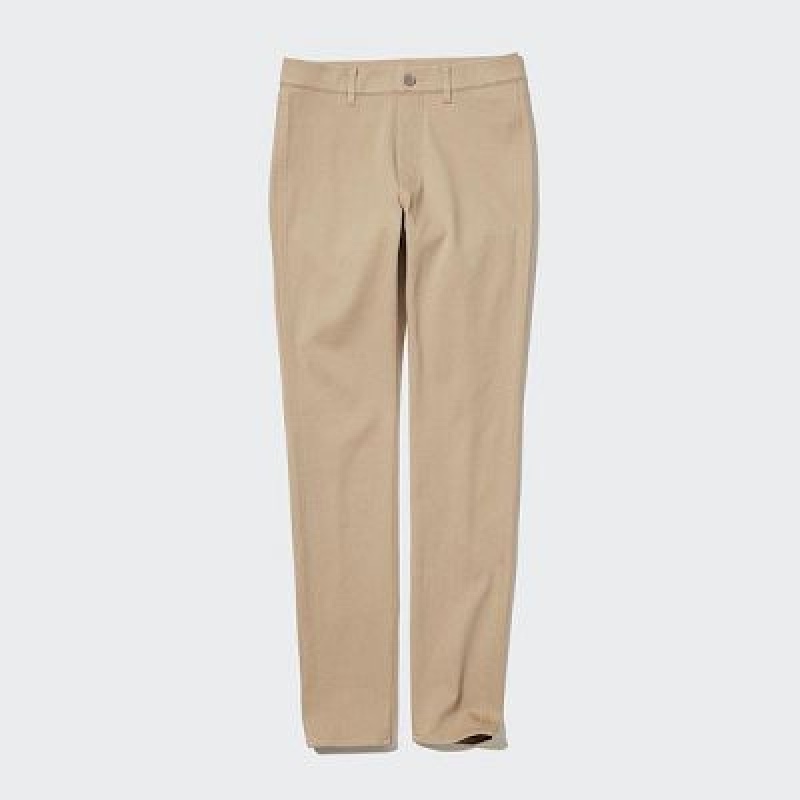 Leggins Uniqlo Ultra Stretch Mujer Beige | 284607_PE