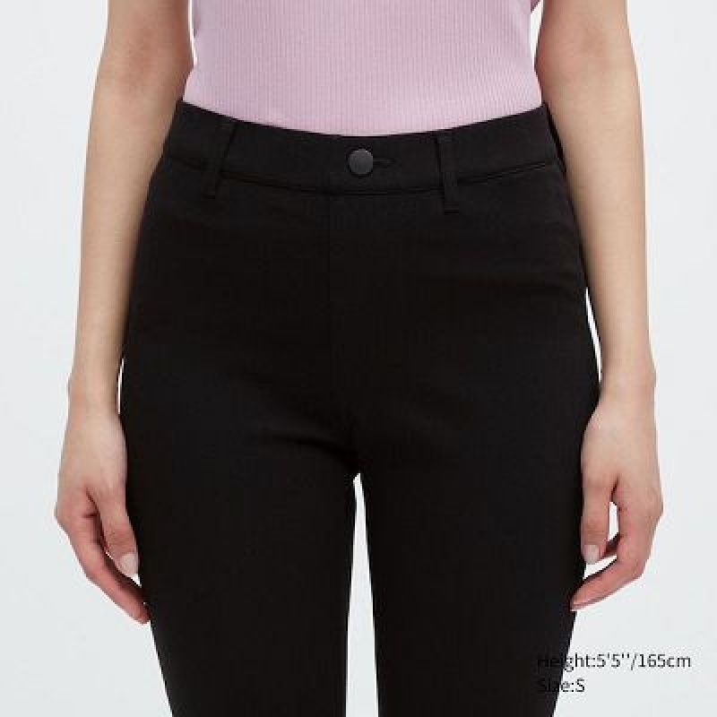 Leggins Uniqlo Ultra Stretch Mujer Negras | 673921_PE