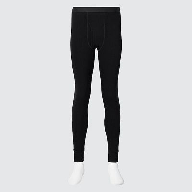 Mallas Uniqlo HEATTECH Ultra Warm Long Johns Hombre Negras | 670528_PE