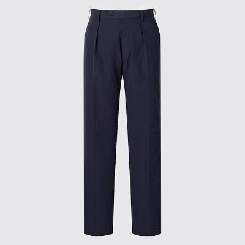 Pantalon Uniqlo AirSense Plisado Hombre Kaki | 613820_PE