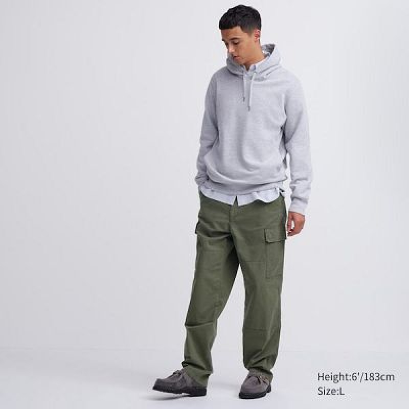 Pantalon Uniqlo Cargo Hombre Verde Oliva | 501483_PE