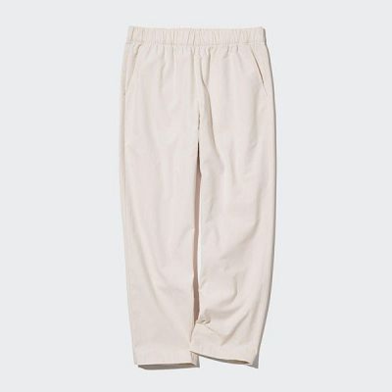 Pantalon Uniqlo Cotton Relaxed Ankle Mujer Negras | 891043_PE