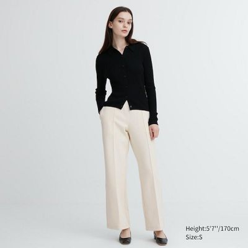 Pantalon Uniqlo Dry Sweat Track Mujer Blancas | 81437_PE