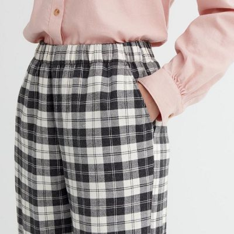 Pantalon Uniqlo Flannel Mujer Blancas | 734521_PE