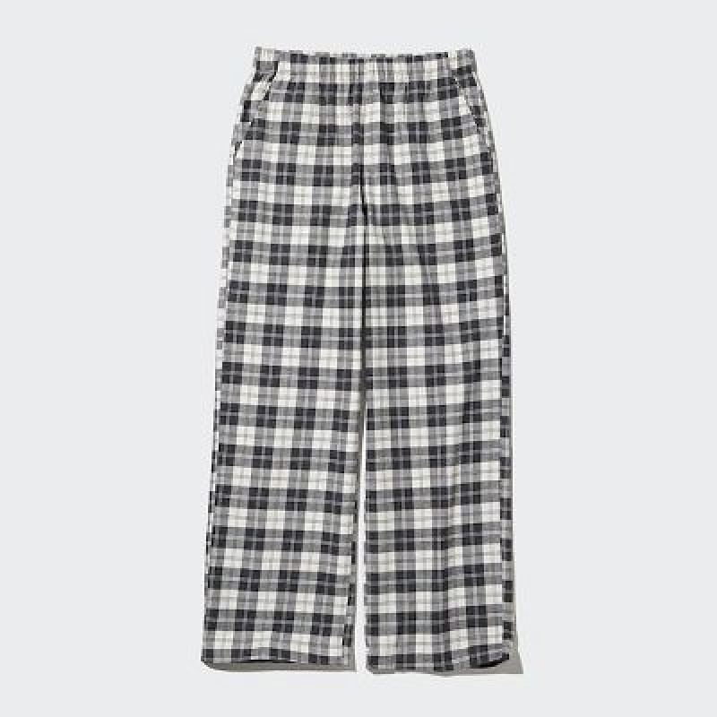 Pantalon Uniqlo Flannel Mujer Blancas | 734521_PE