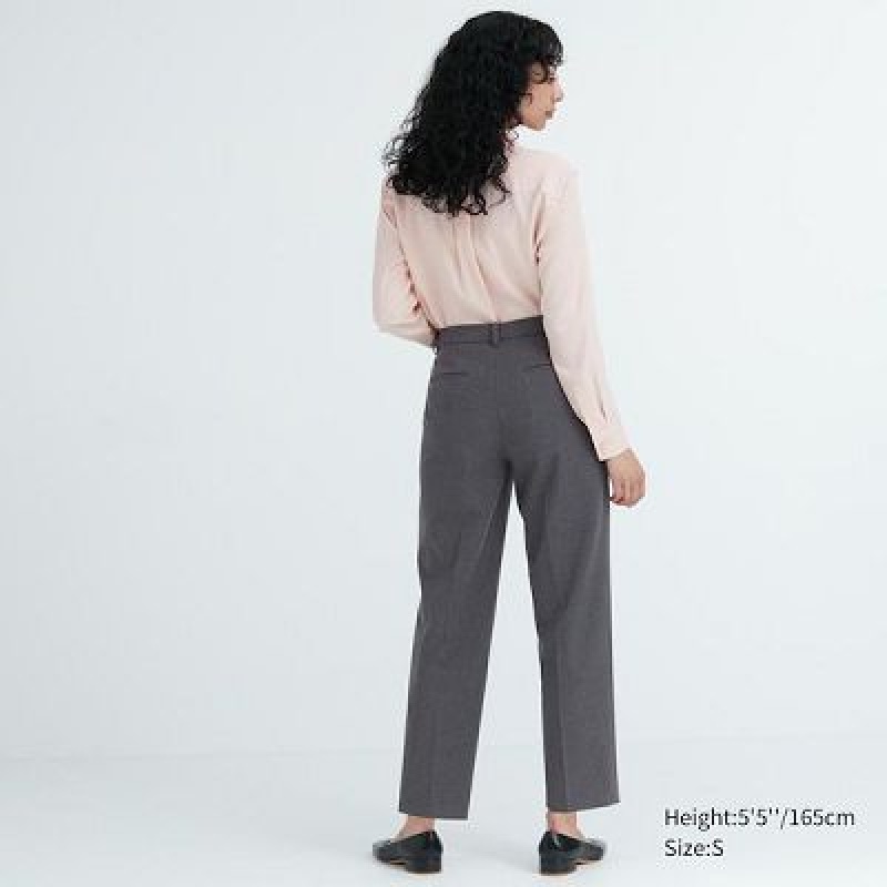 Pantalon Uniqlo Smart Ankle (2-Way Stretch) Mujer Blancas | 485629_PE